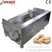 Brush Type Ginger Potato Washing and Peeling Machine