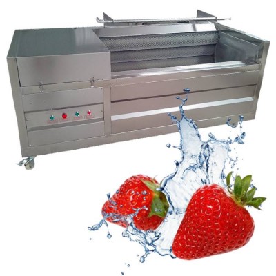 High Efficiency Vegetables Brush Bubble Hash Fruit Washing Machine And Sorting