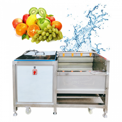 China Machinery Brush Vegetables Clean Bubble Hash Fruit Washing Machine And Sorting